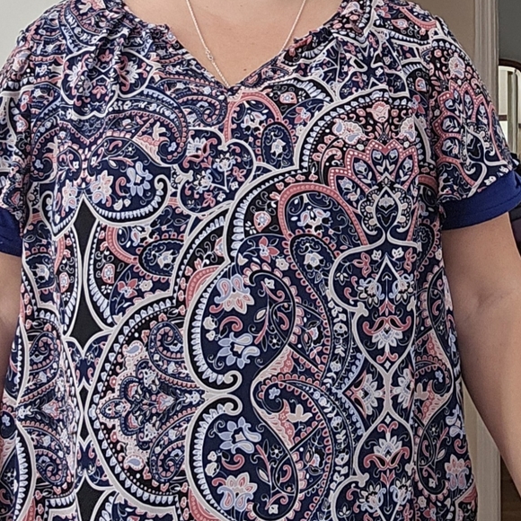 Liz Claiborne short sleeve Top 2X - Picture 4 of 7